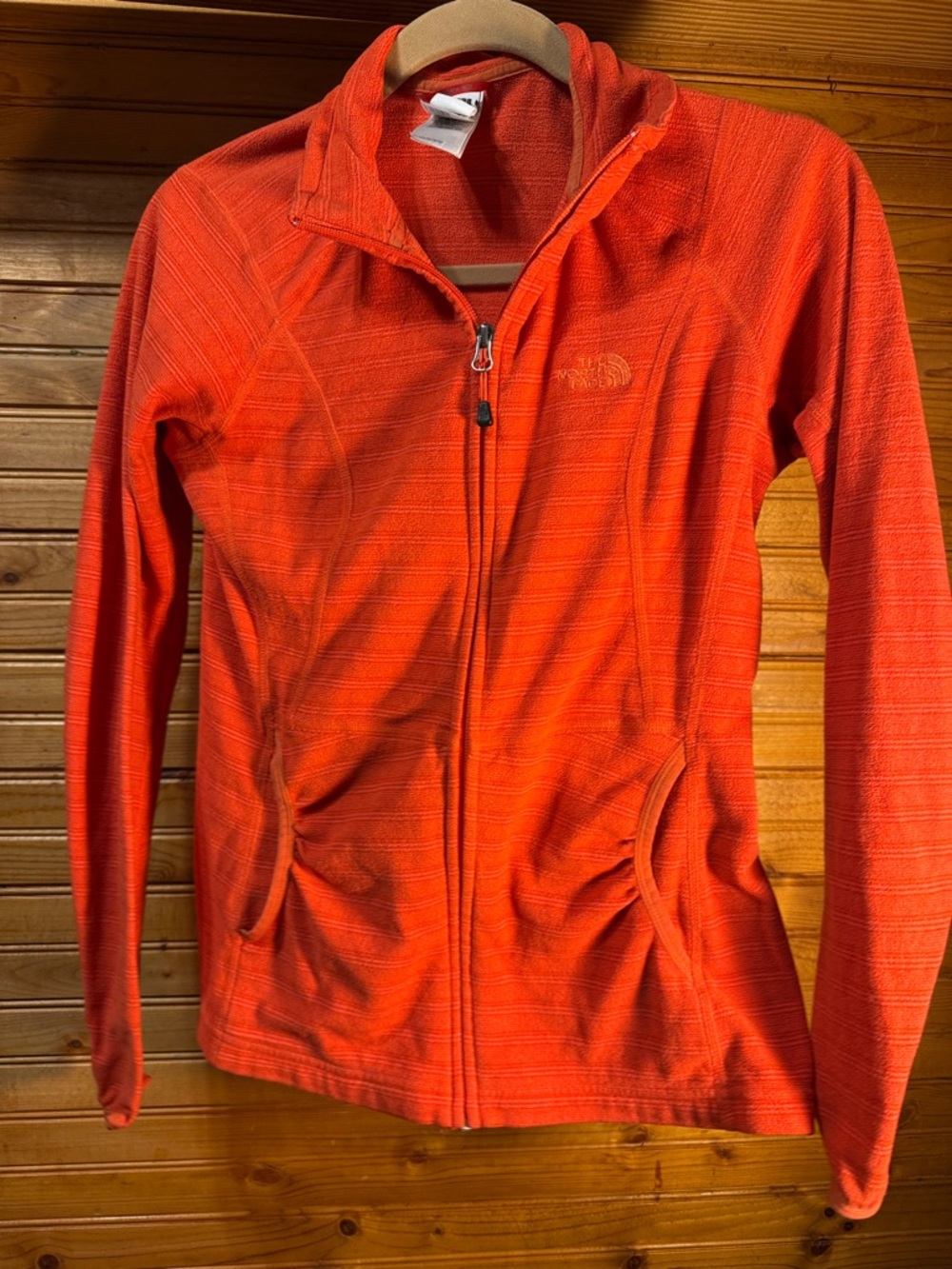 The North Face Women's Vibrant Orange Full-Zip Utility Jacket